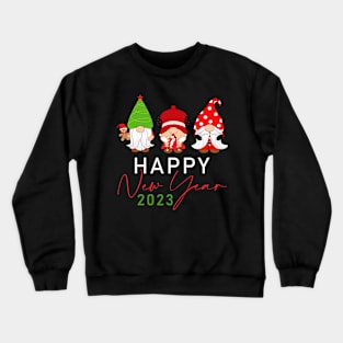 Gnome Happy New Year 2023 Crewneck Sweatshirt